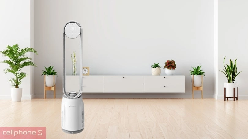 Thiết kế quạt không cánh Lumias T08 Plus 38W