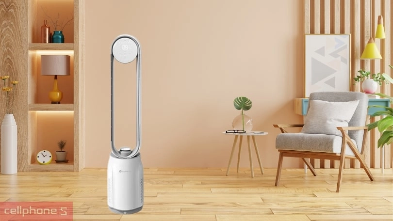 Độ ồn vận hành của quạt không cánh Lumias T08 Plus 38W