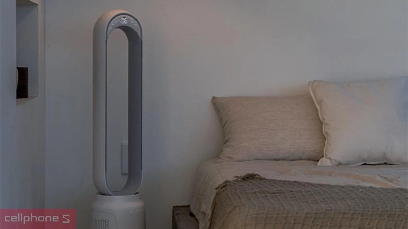 Các cấp độ gió, chế độ vận hành của quạt không cánh Lumias T08 Pro 38W