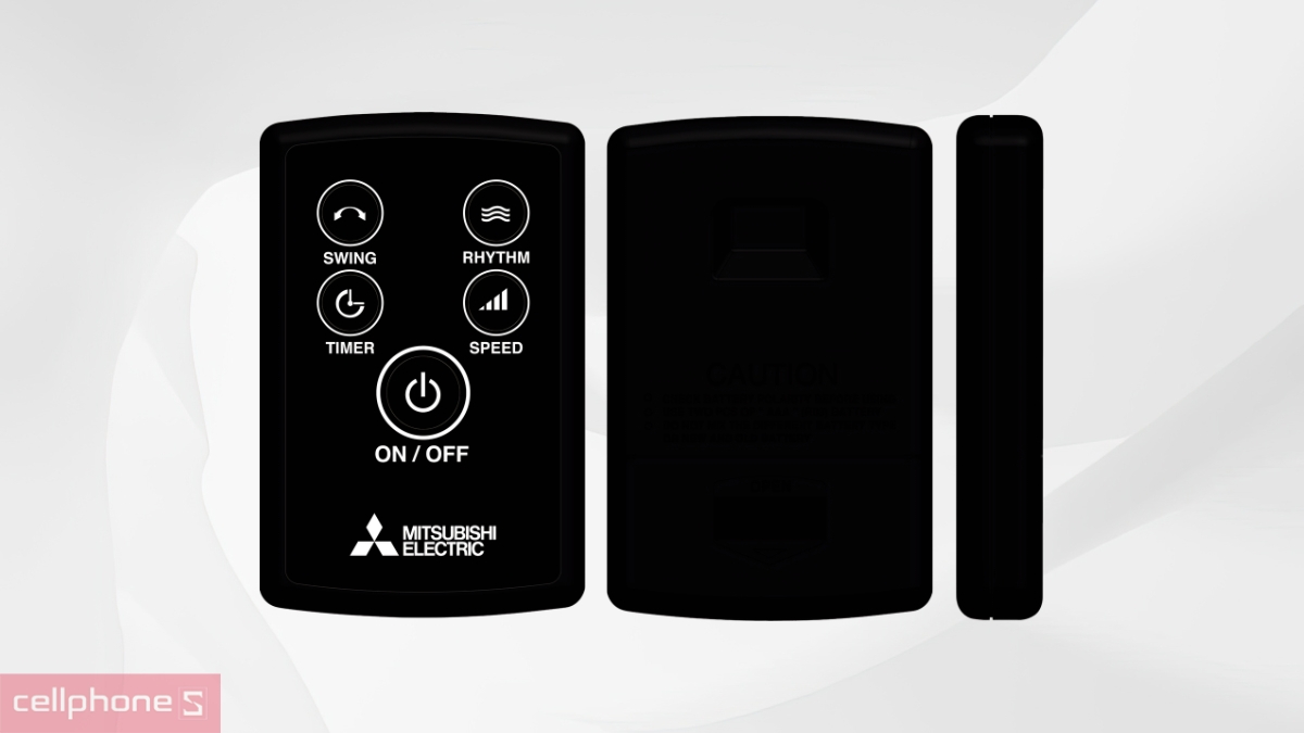Remote điều khiển của Quạt cây Mitsubishi LV16-RB