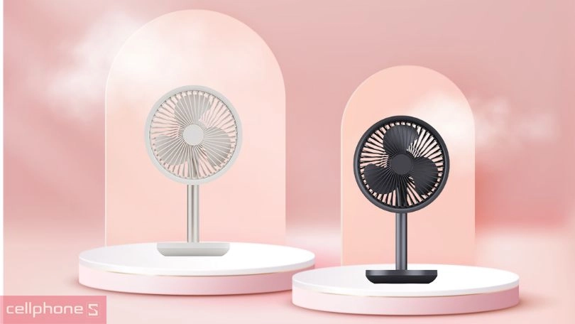 Khả năng làm mát trên quạt để bàn mini Mumuji F5 Plus DF-1103W
