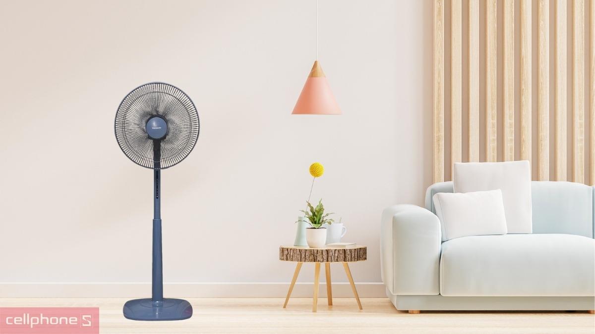 Quạt đứng Panasonic F-409KB – Vận hành êm ái, tiện lợi tối ưu