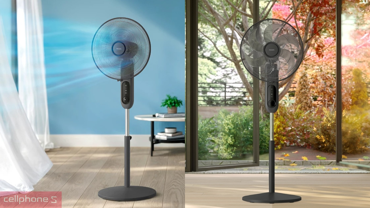 Độ ồn vận hành của quạt đứng Philips CX1520/01