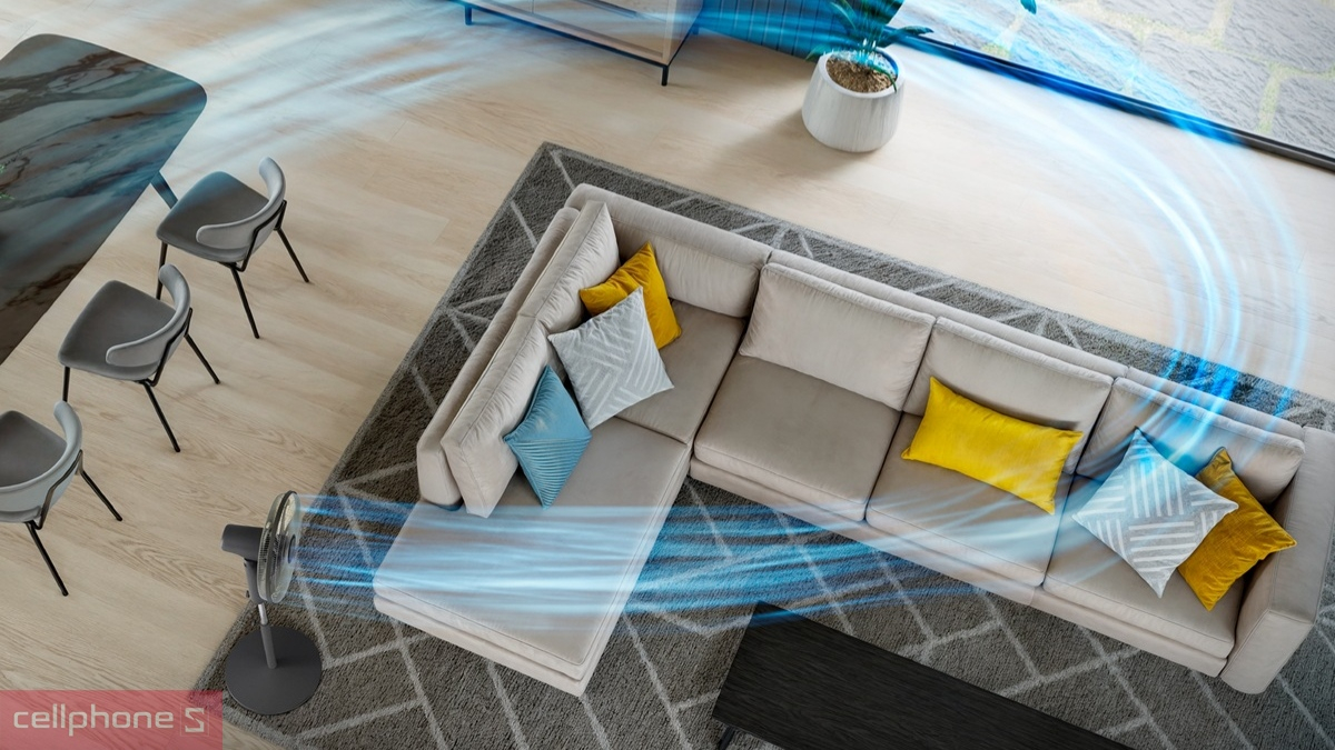 Tính năng hẹn giờ, tiết kiệm điện tối ưu của quạt đứng Philips CX1520/01