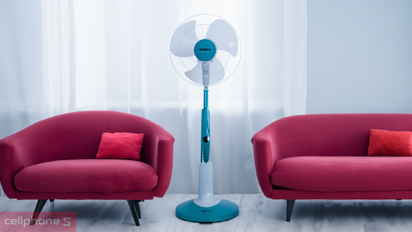 Quạt đứng Senko DD1602 - Hiệu suất làm mát cao và khả năng tiết kiệm năng lượng ấn tượng