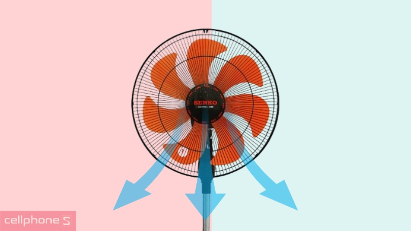 Quạt đứng Senko DTS1607 - Kiểu dáng thanh lịch với khả năng làm mát vượt trội