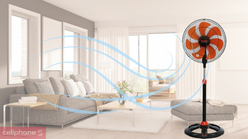 Quạt đứng Senko DTS1607 - Kiểu dáng thanh lịch với khả năng làm mát vượt trội