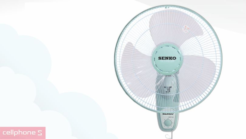 Quạt treo tường Senki T1682 làm mát ấn tượng, bền bỉ vượt trội