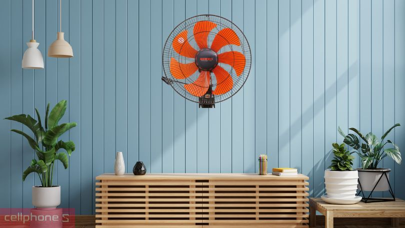 Quạt treo tường Senko TC1622 - Động cơ bền bỉ, làm mát linh hoạt với 3 mức gió