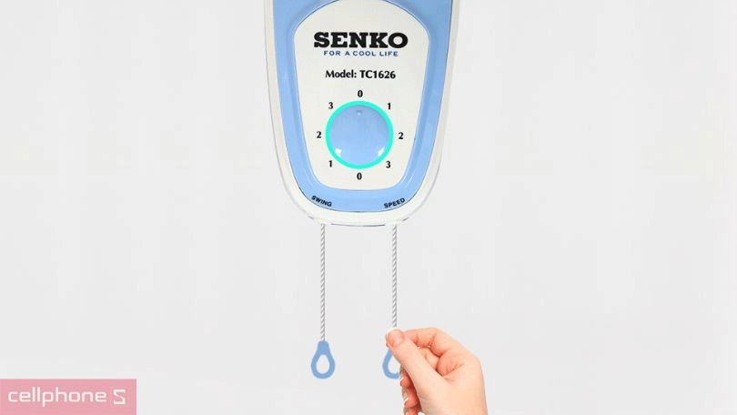 Quạt treo tường Senko TC1626 - Thiết kế gọn nhẹ, công suất cao