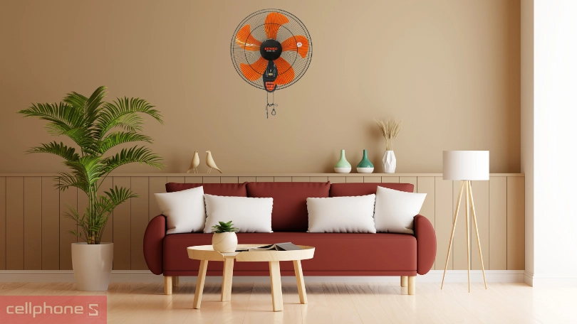 Quạt treo tường Senko TC1880 - Quạt treo tường mang đến luồng gió mát trên không gian rộng