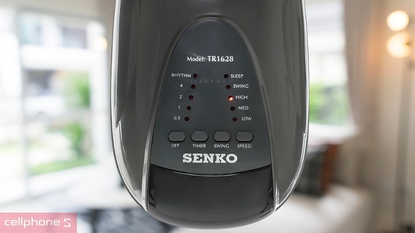 Quạt treo tường Senko TR1628 – Thiết kế gọn gàng, công suất 47W với động cơ bền bỉ