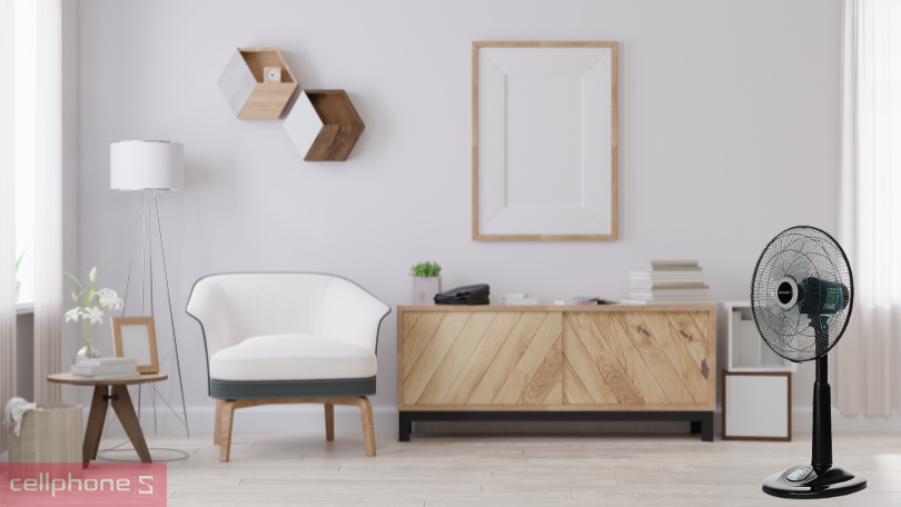 Quạt đứng Sharp PJ-L40RV-DG kèm remote - Hoàn thiện tỉ mỉ, cao cấp