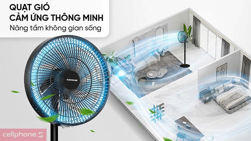 Vì sao nên chọn mua quạt đứng Sunhouse SHD-7346?