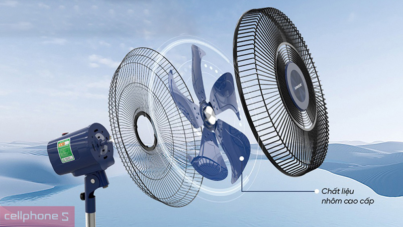 Thiết kế quạt đứng Sunhouse SHD7392 