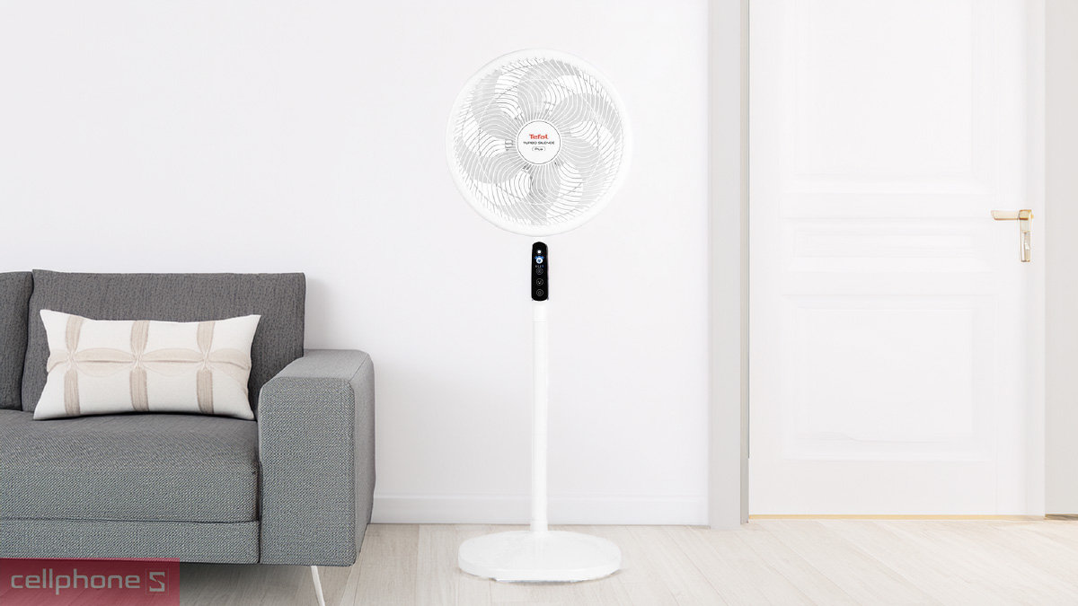 Thiết kế quạt đứng Tefal TB Silence Plus VH689690