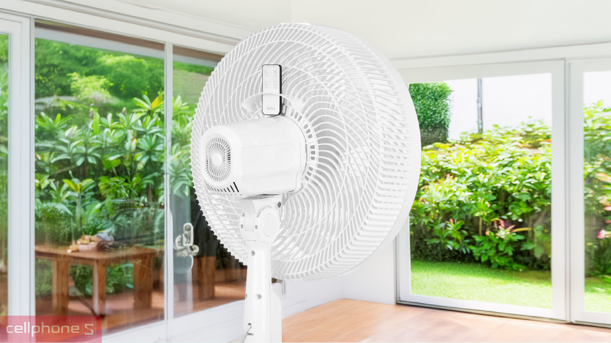 Công suất và các chế độ của quạt đứng Tefal TB Silence Plus VH689690