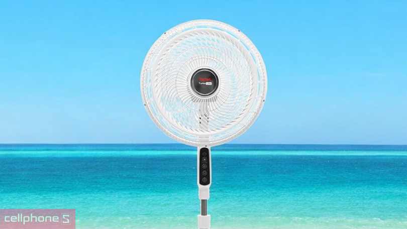 Hiệu suất và các chế độ gió của quạt đứng Tefal Turbo Life VH659690 55W