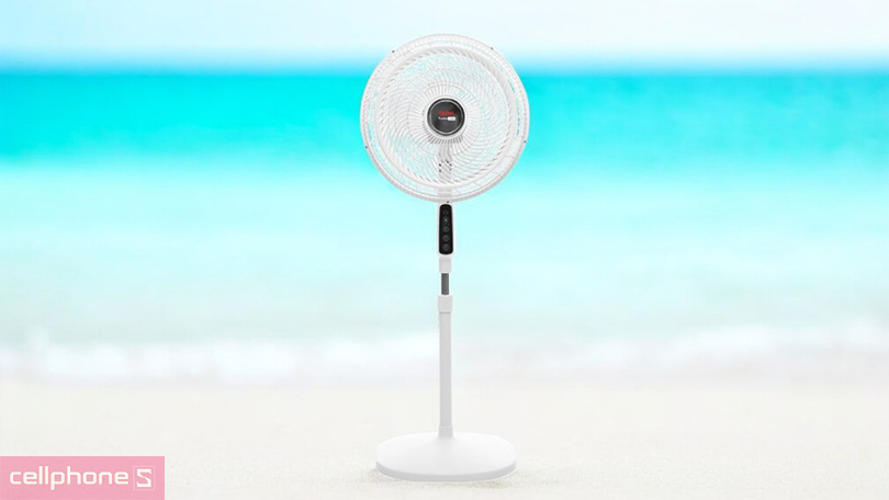 Khả năng điều khiển tiện lợi của quạt đứng Tefal Turbo Life VH659690 55W