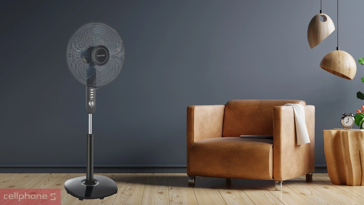 Cấp độ gió của quạt đứng Toshiba F-LSA10(K)VN