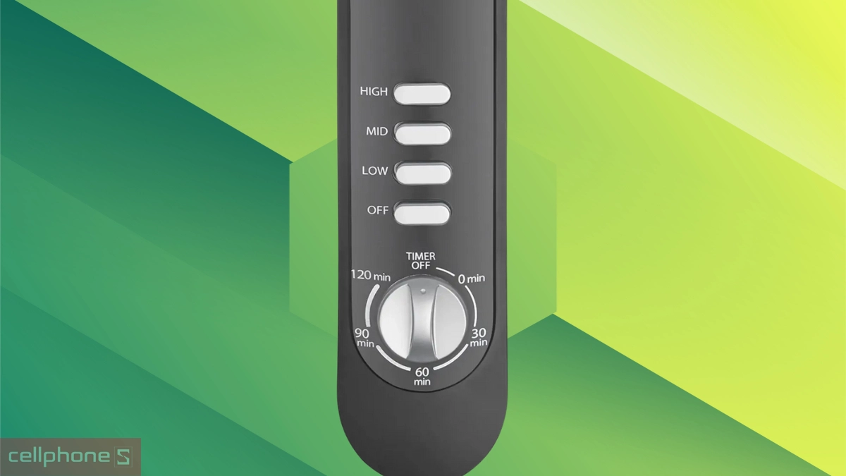 Điều khiển trên quạt đứng Toshiba F-LSA10(K)VN