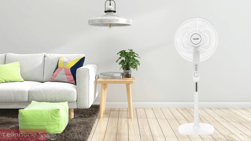 Quạt đứng Toshiba F-LSA10(W)VN - Công suất mạnh mẽ 50W
