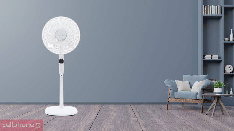 Quạt đứng Toshiba F-LSD10(W)VN - Thiết kế hiện đại, làm mát hiệu quả
