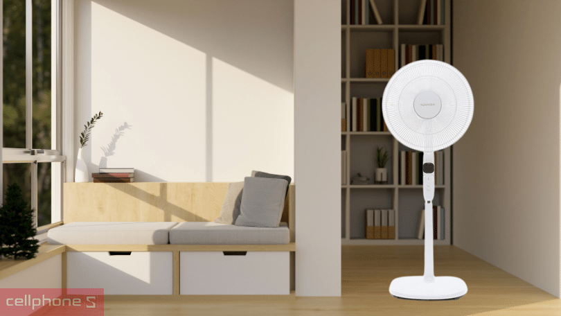 Quạt đứng Toshiba F-LSD10(W)VN - Thiết kế hiện đại, làm mát hiệu quả