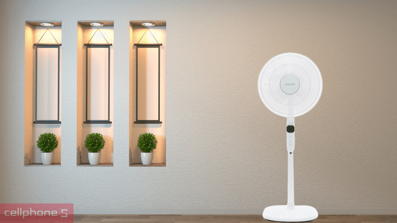 Quạt đứng Toshiba F-LSD10(W)VN - Thiết kế hiện đại, làm mát hiệu quả