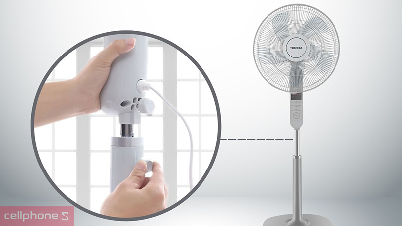 Một số lưu ý cần nhớ khi sử dụng quạt Toshiba