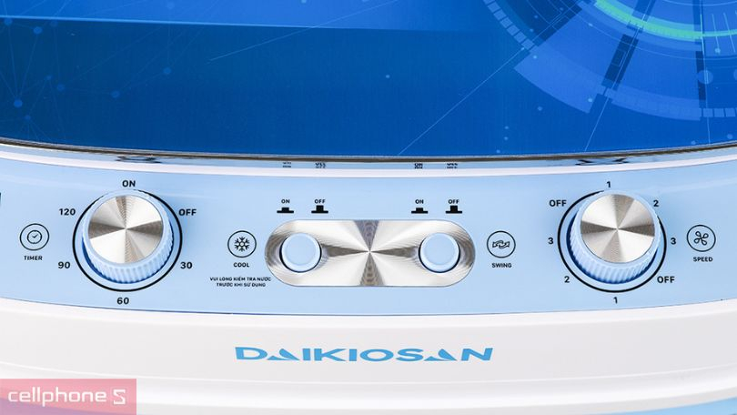 Quạt điều hoà Daikiosan DKA-03500C - Tiện dụng, làm mát diện rộng 