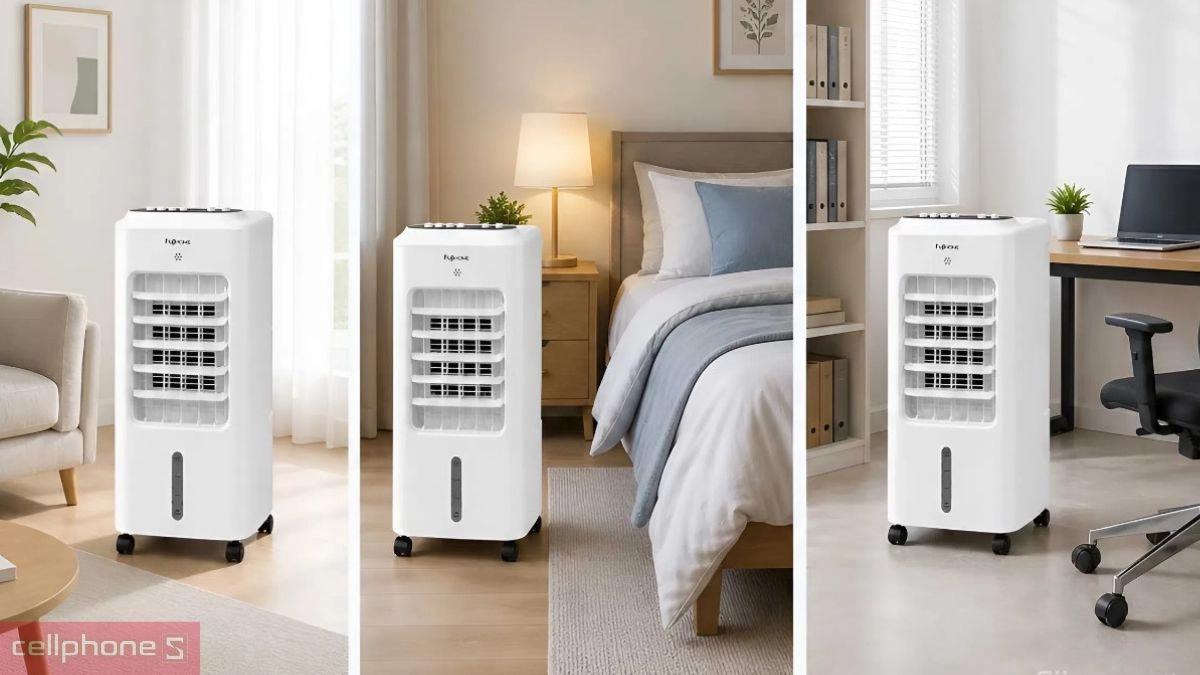 Thiết kế quạt hơi nước Fujihome AC-05