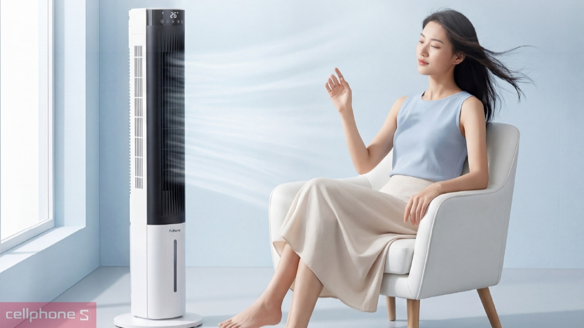 Thiết kế quạt hơi nước Fujihome AC-1001C