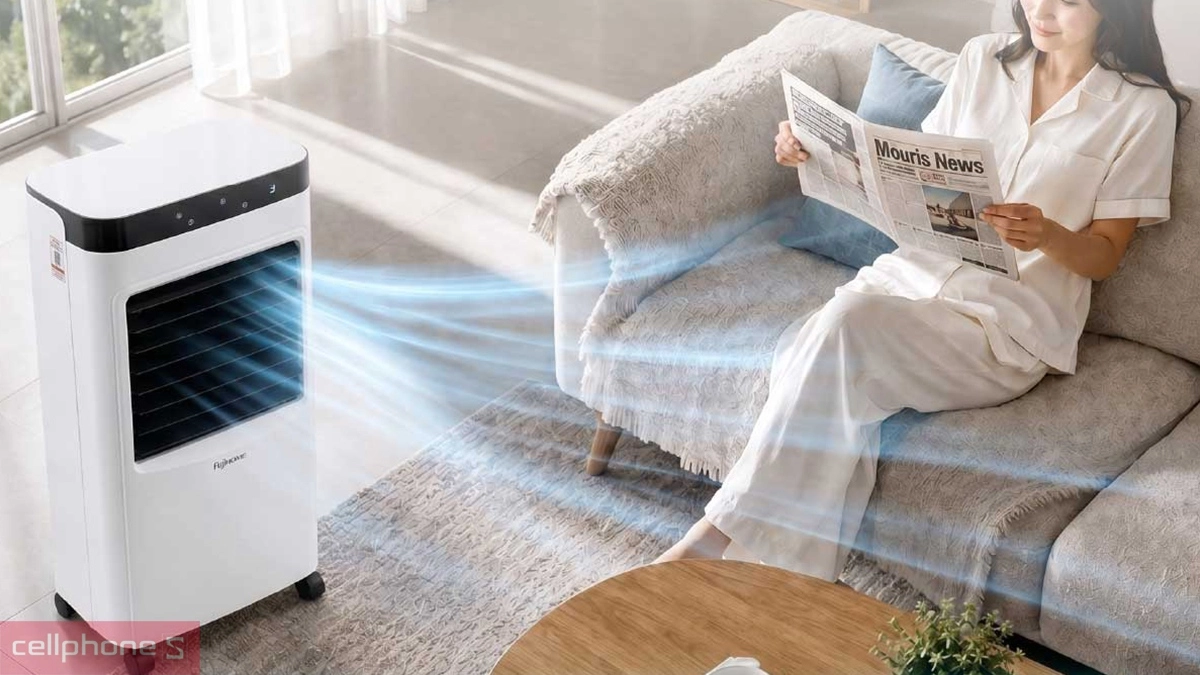 Khả năng làm mát tiết kiệm điện của Quạt hơi nước Fujihome AC-12