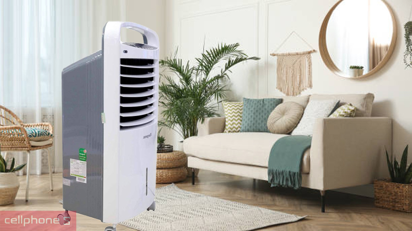 Công suất, chế độ gió của quạt hơi nước Kangaroo KG50F10