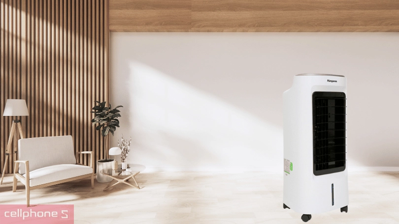 Công suất, chế độ gió của quạt hơi nước Kangaroo KG50F58