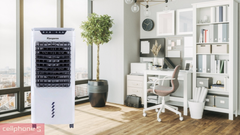 Công suất, chế độ gió của quạt hơi nước Kangaroo KG50F64