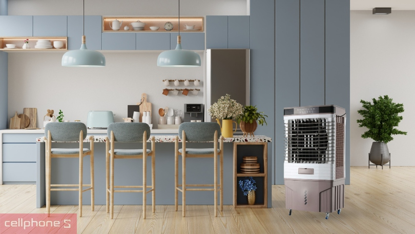 Quạt hơi nước Kangaroo KG50F74: 3 mức gió, chức năng lọc không khí Anion