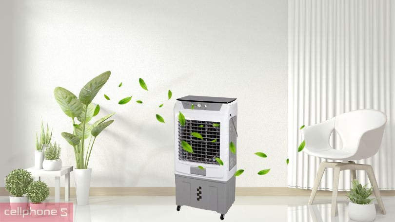 Quạt hơi nước Kangaroo KGW09 - Thiết kế hiện đại, làm mát 2 trong 1