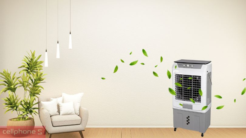 Quạt hơi nước Kangaroo KGW09 - Thiết kế hiện đại, làm mát 2 trong 1