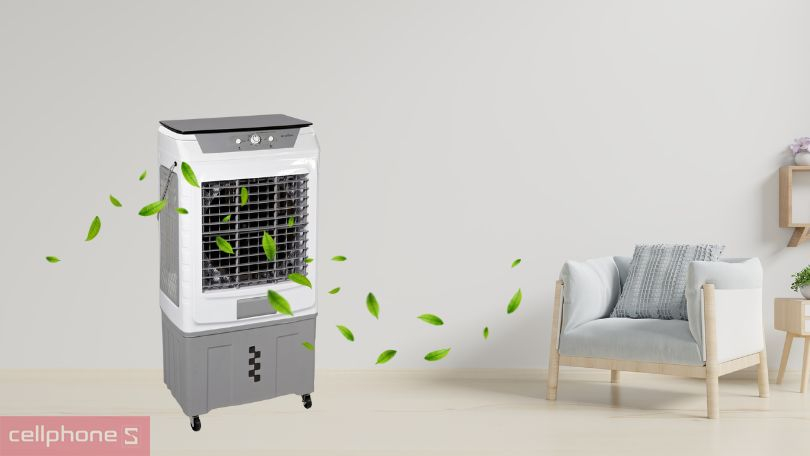 Quạt hơi nước Kangaroo KGW09 - Thiết kế hiện đại, làm mát 2 trong 1