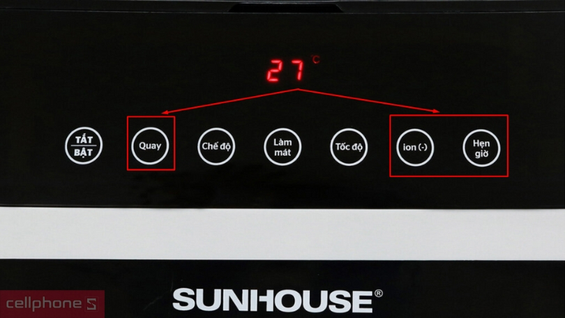 Cách dùng quạt điều hòa Sunhouse SHD7727 chi tiết