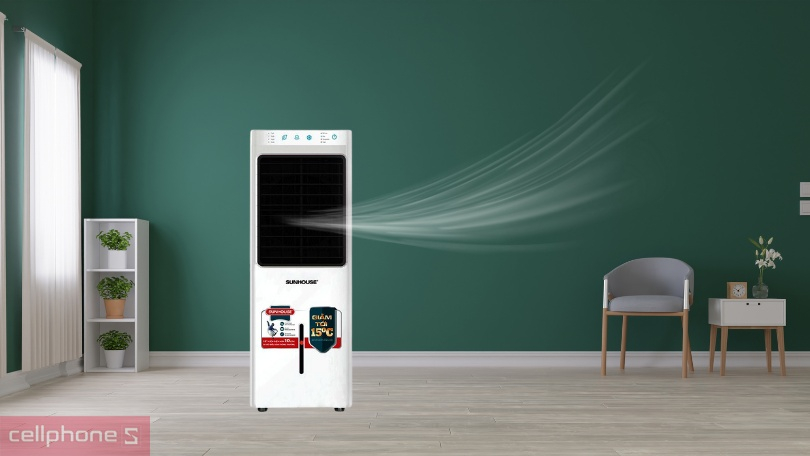 Chế độ thông minh trên quạt hơi nước Sunhouse SHD7717