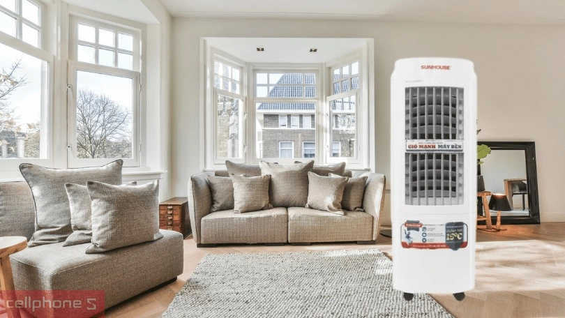 Công nghệ thông minh trên quạt hơi nước Sunhouse SHD7723