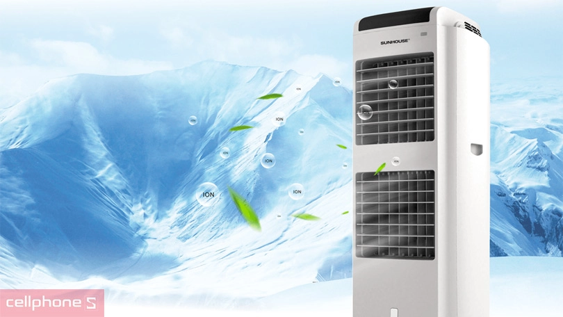 Thiết kế quạt hơi nước Sunhouse SHD7738