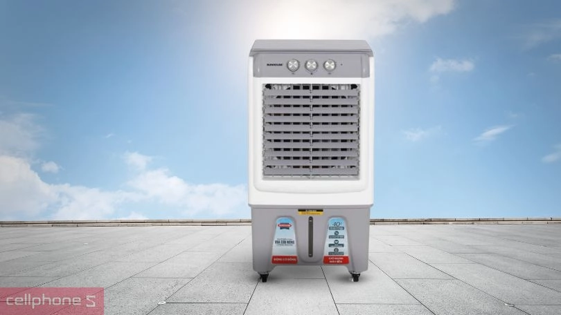 Công suất, tốc độ gió của quạt hơi nước Sunhouse SHD7744