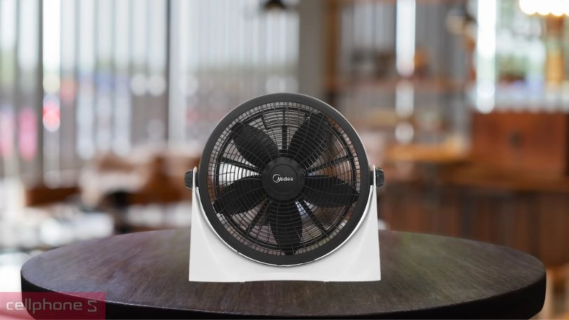 Tốc độ gió trên quạt hộp Midea 5 cánh FB40-9H 55W