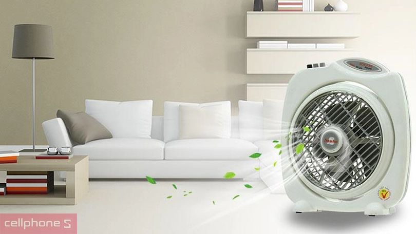 Quạt hộp Senko BD230 20cm - Kiểu dáng nhỏ gọn, công suất làm mát mạnh mẽ