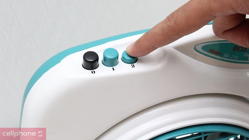 Quạt hộp Senko BD230 20cm - Kiểu dáng nhỏ gọn, công suất làm mát mạnh mẽ