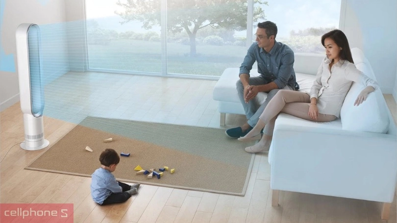 Làm mát hiệu quả với công nghệ Air Multiplier và 10 tốc độ gió